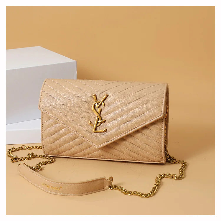 Senior niche women's bags new chain high-end atmosphere fashion trend shoulder bag temperament hundred hitched crossbody bags