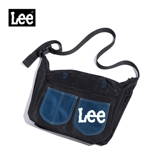 LEE Women Casual Zipper Shoulder Bag Oxford Waterproof Crossbody Bags With Hidden Zipper Pocket For Travel Business Daily Use