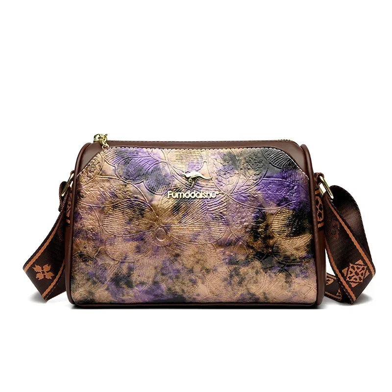 High Quality Soft Leather Shoulder Bags For Women Luxury Designer Black Purses Crossbody Bag Ladies Messenger Commute Sac A Main