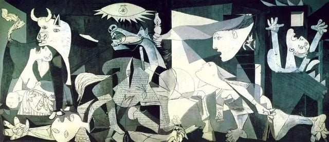 Abstract Wall Art Picture Picasso Famous Painting 《Guernica》Posters Canvas Painting for Modern Living Room Home Office Decor