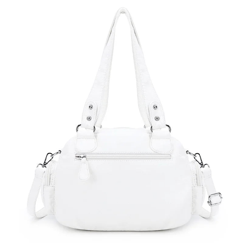 Women Handbags Satchel Top-handle Handbag PU Shoulder Bag Dumpling Pack Give Gifts Shoulder Bags Phone Money Pack
