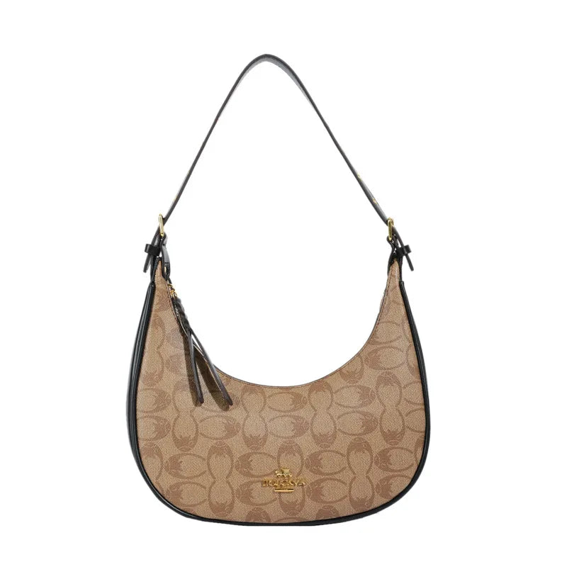 2025 Elegant Crescent Horn Bag Women Vintage Underarm Shoulder Crossbody Fashion Handbag