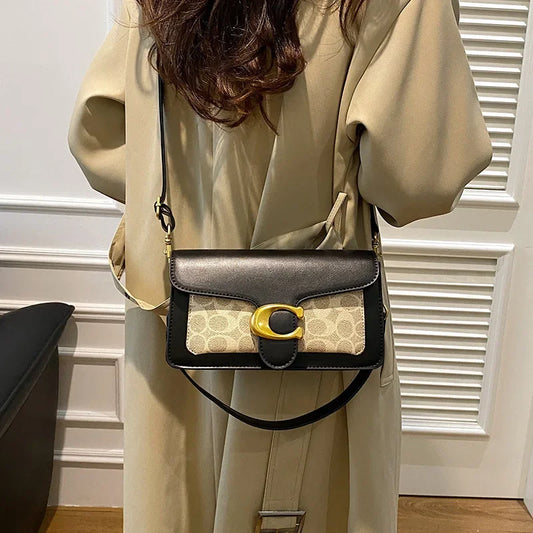 Retro Crossbody Bag Casual Single Shoulder Bag Outdoor Travel Handbag Women's Fashion Trendy Bag Versatile Handbag