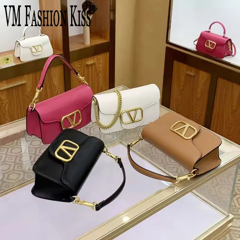 2025 New Underarm Women's Handbag Chain Shoulder Crossbody Bag Fashionable And Versatile High-quality Women's Bag Bolsa Feminina
