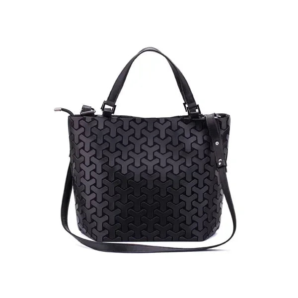 Luminous big bag Holographic reflective geometric bags for women 2024 Quilted Shoulder Bags female Handbags bolsa feminina