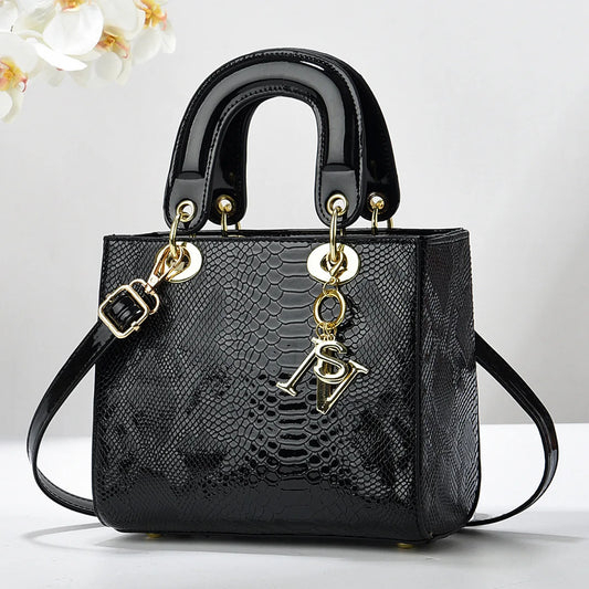 2024 High Quality Luxury Brand Designer PU Leather Shoulder Bag Women Hand Bags Crocodile Purses Ladies Messenger Handbag Totes