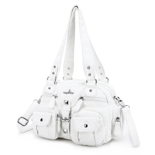 Women Handbags Satchel Top-handle Handbag PU Shoulder Bag Dumpling Pack Give Gifts Shoulder Bags Phone Money Pack