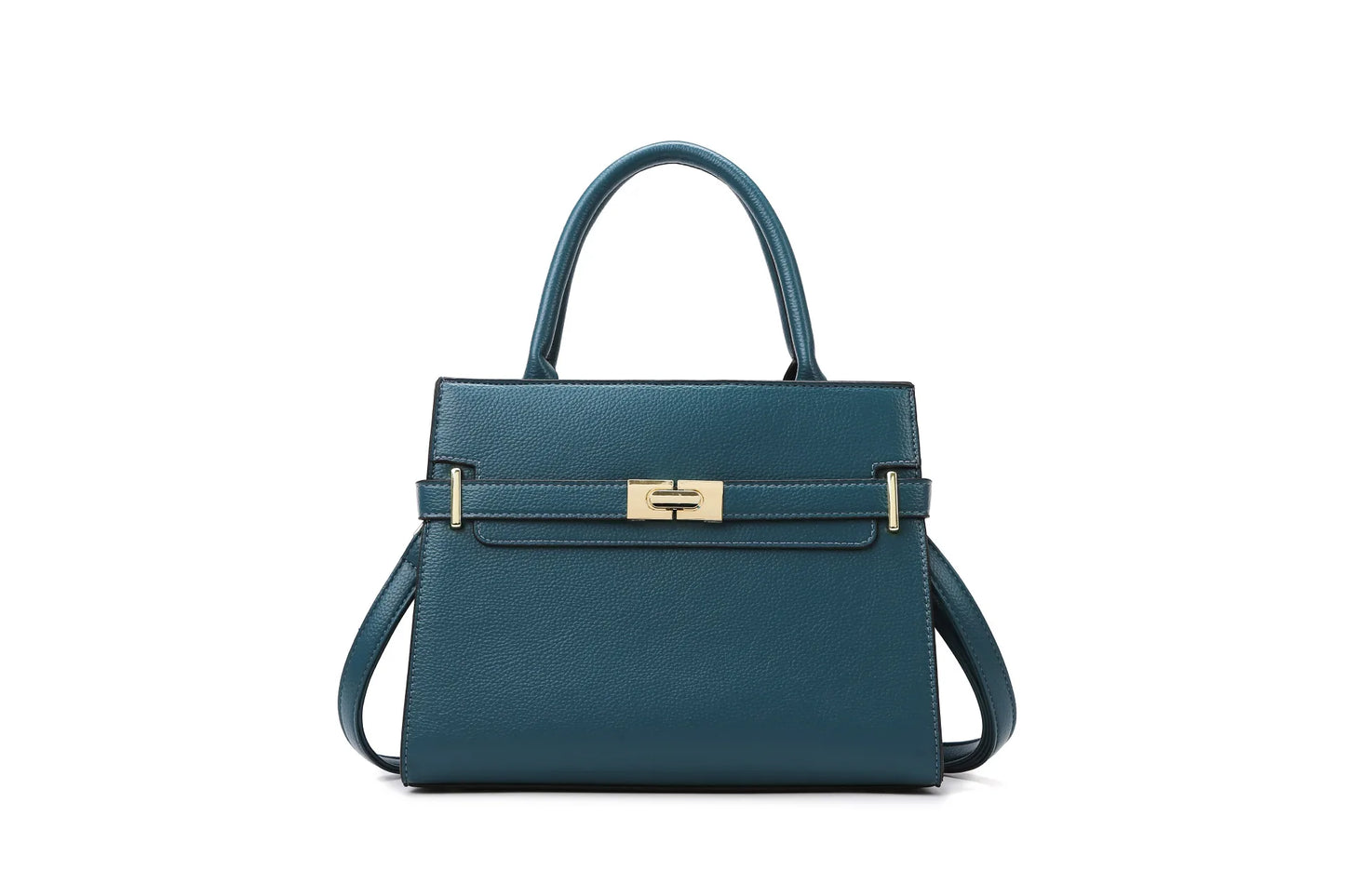 Women's soft leather handbag simple small square bag casual women's bucket bag fashionable single shoulder crossbody bag
