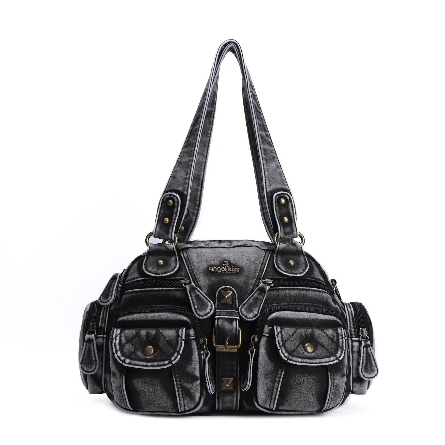 Women Handbags Satchel Top-handle Handbag PU Shoulder Bag Dumpling Pack Give Gifts Shoulder Bags Phone Money Pack
