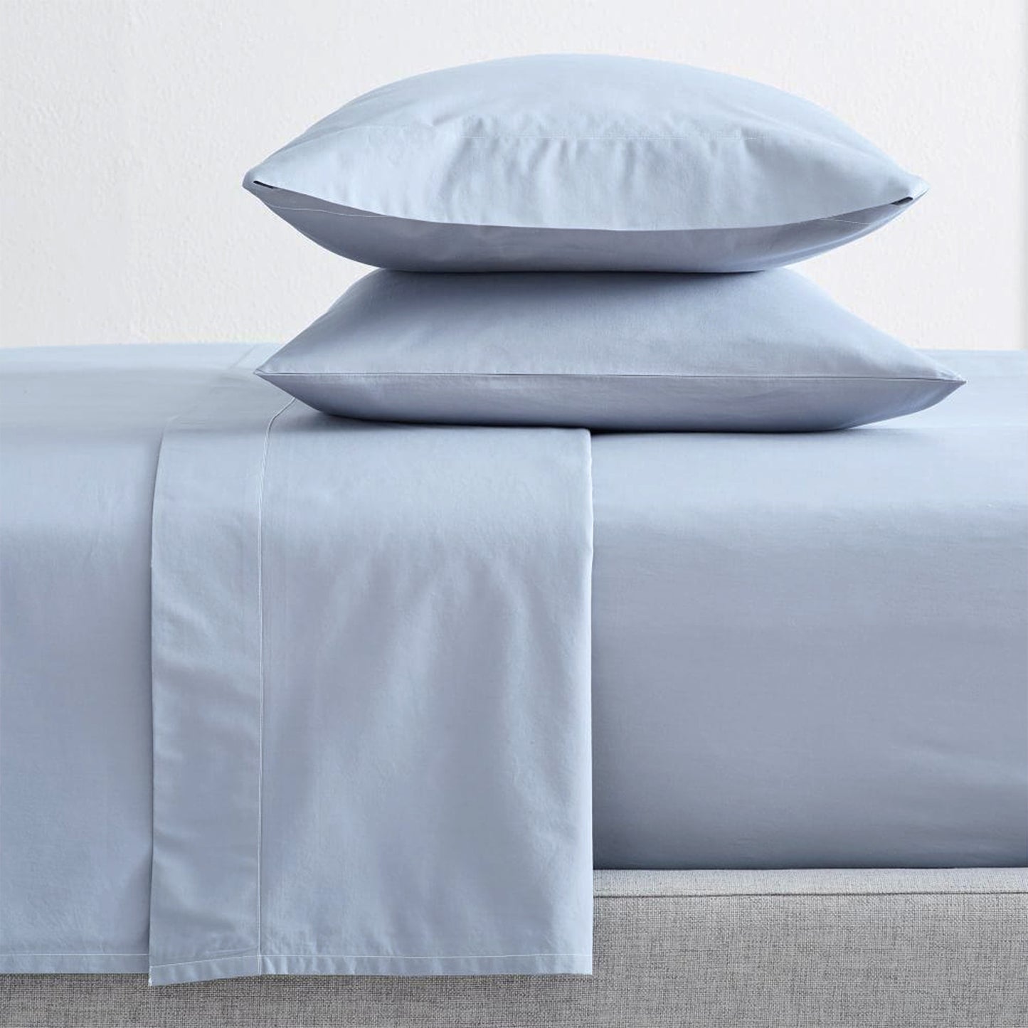 300 Thread Count 100 % Organic Cotton Baby Blue Sheet Sets by Renee Taylor Double
