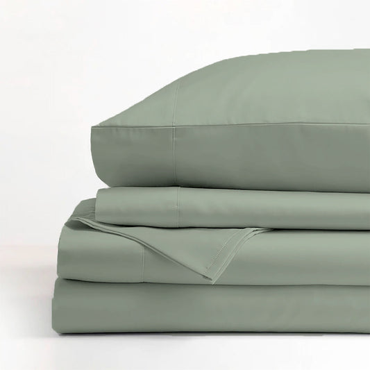 Ddecor Home 1500 Thread count Premium Cotton Blend Sage King Sheet Set by Ddecor Home