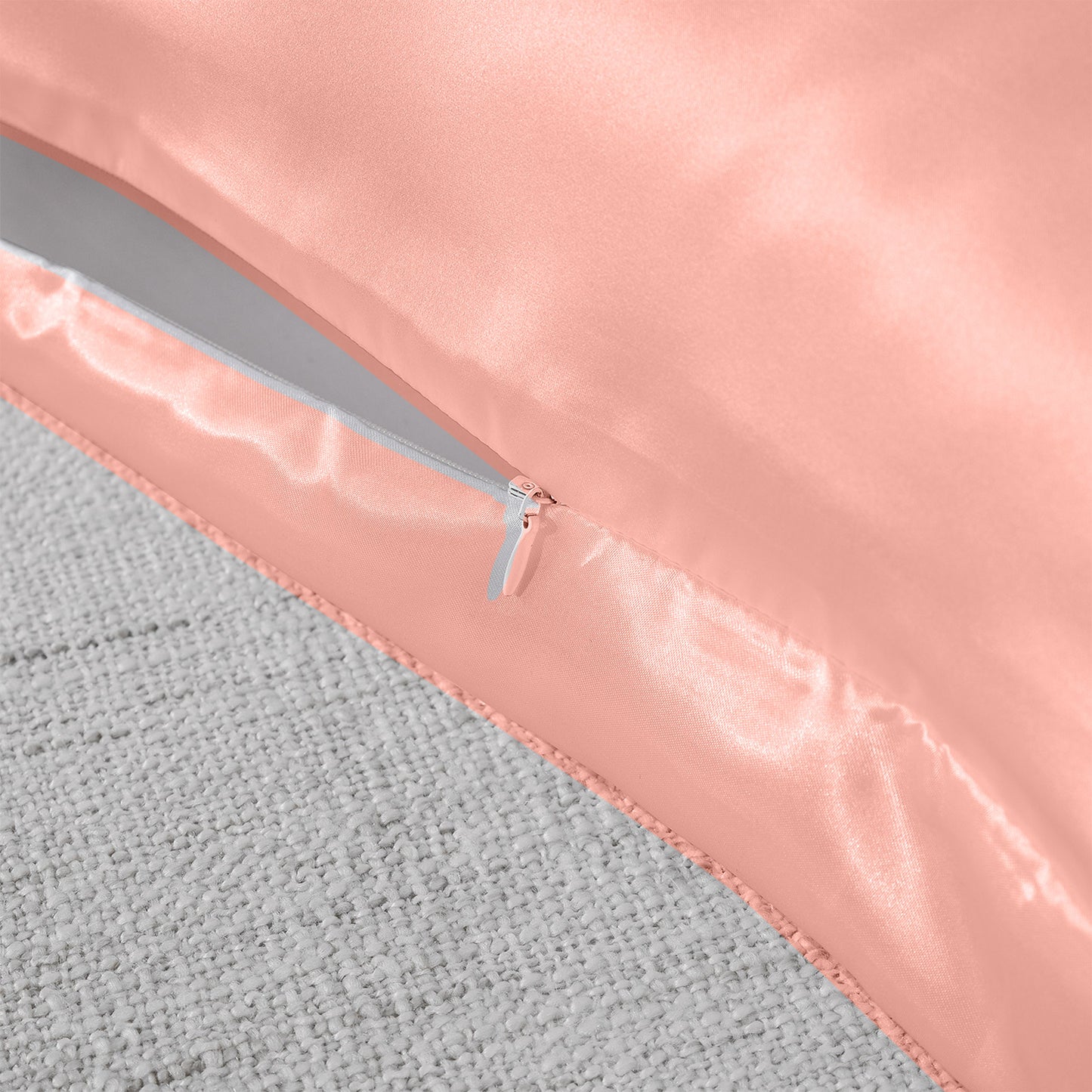 Royal Comfort Mulberry Soft Silk Hypoallergenic Pillowcase Twin Pack 51 x 76cm - Blush