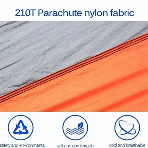 Outdoor Camping Hammock Lightweight 260x140cm Portable Travel Orange