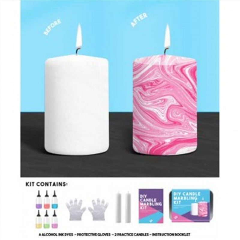 Diy Candle Marbling Kit