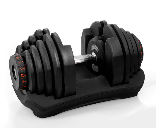Powertrain 2 x 40kg Powertrain Adjustable Dumbbells Home Gym Set