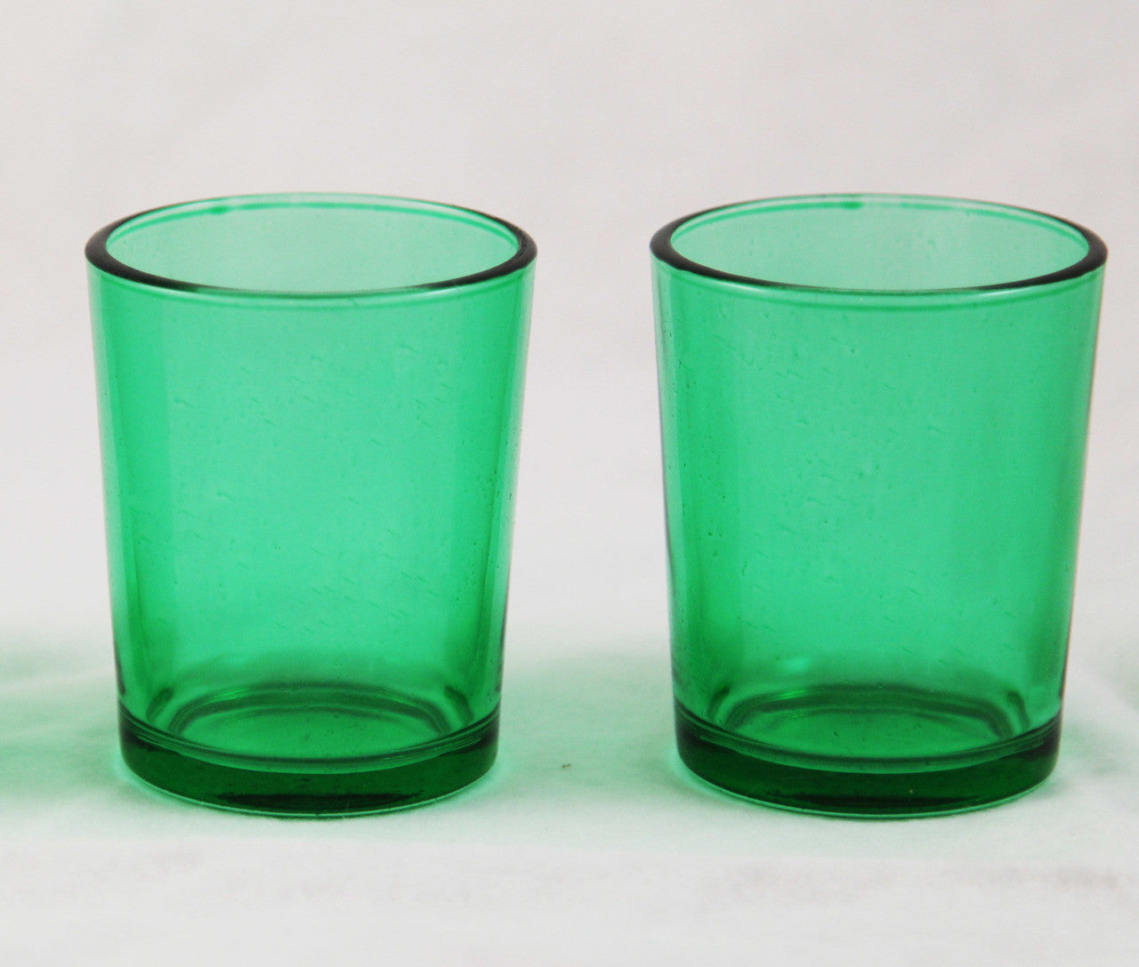 40 Bulk Pack Green Glass Votive Candle Holders Table Centreoieces Xmas Wedding Anniversary Event Recption Party Function or Home Decor