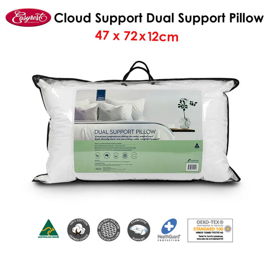 Easyrest Cloud Support Dual Support Pillow 47 x 72 x 12 cm