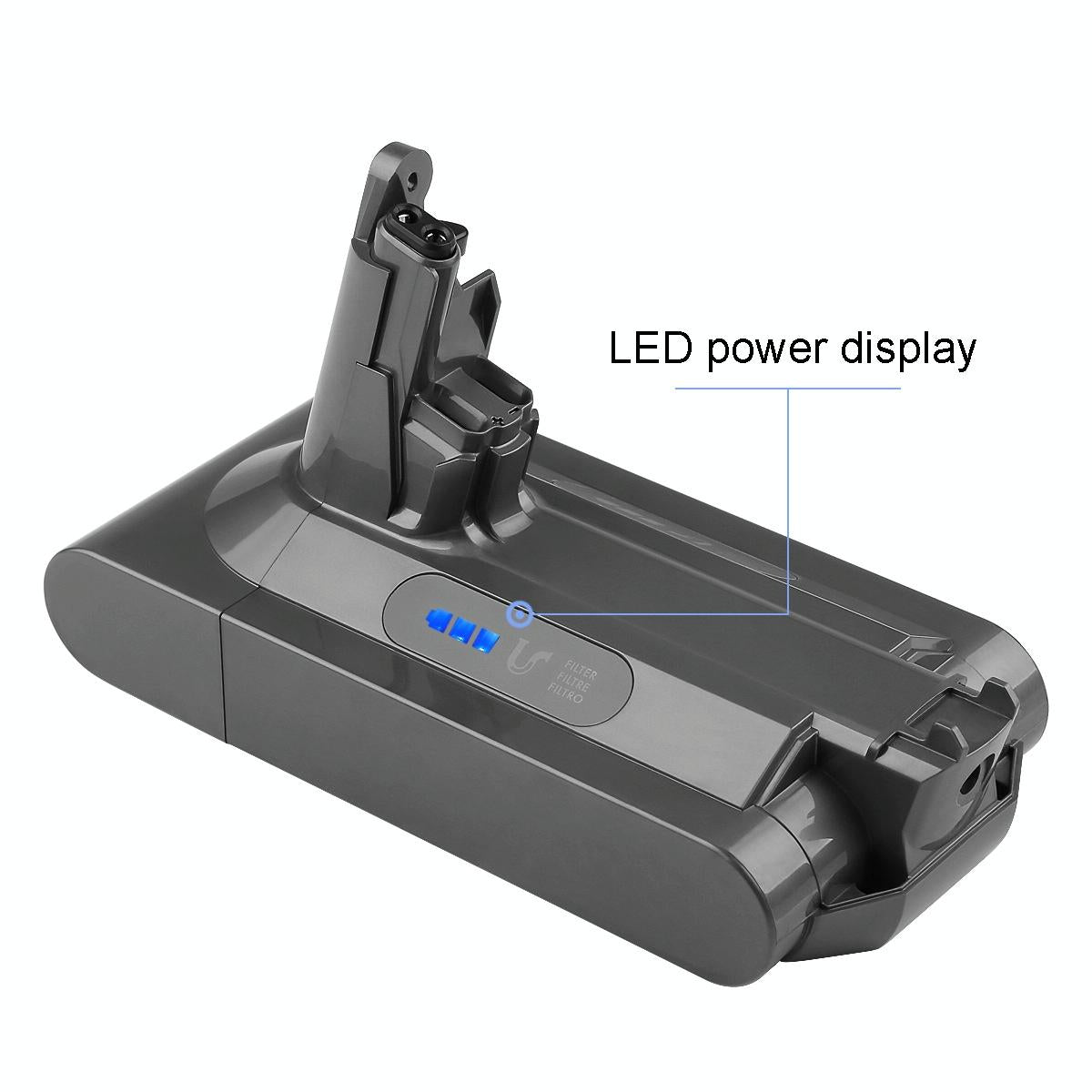Replacement Battery for Dyson V10 Handheld Vacuum Accessories - 3000Mah