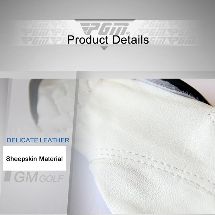 Anti-slip Sheepskin Golf Gloves for Men - Left Hand Size 26