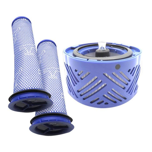 3-in-1 Rear Filter & 2 Pre-filters for Dyson V6 Vacuum - Accessories