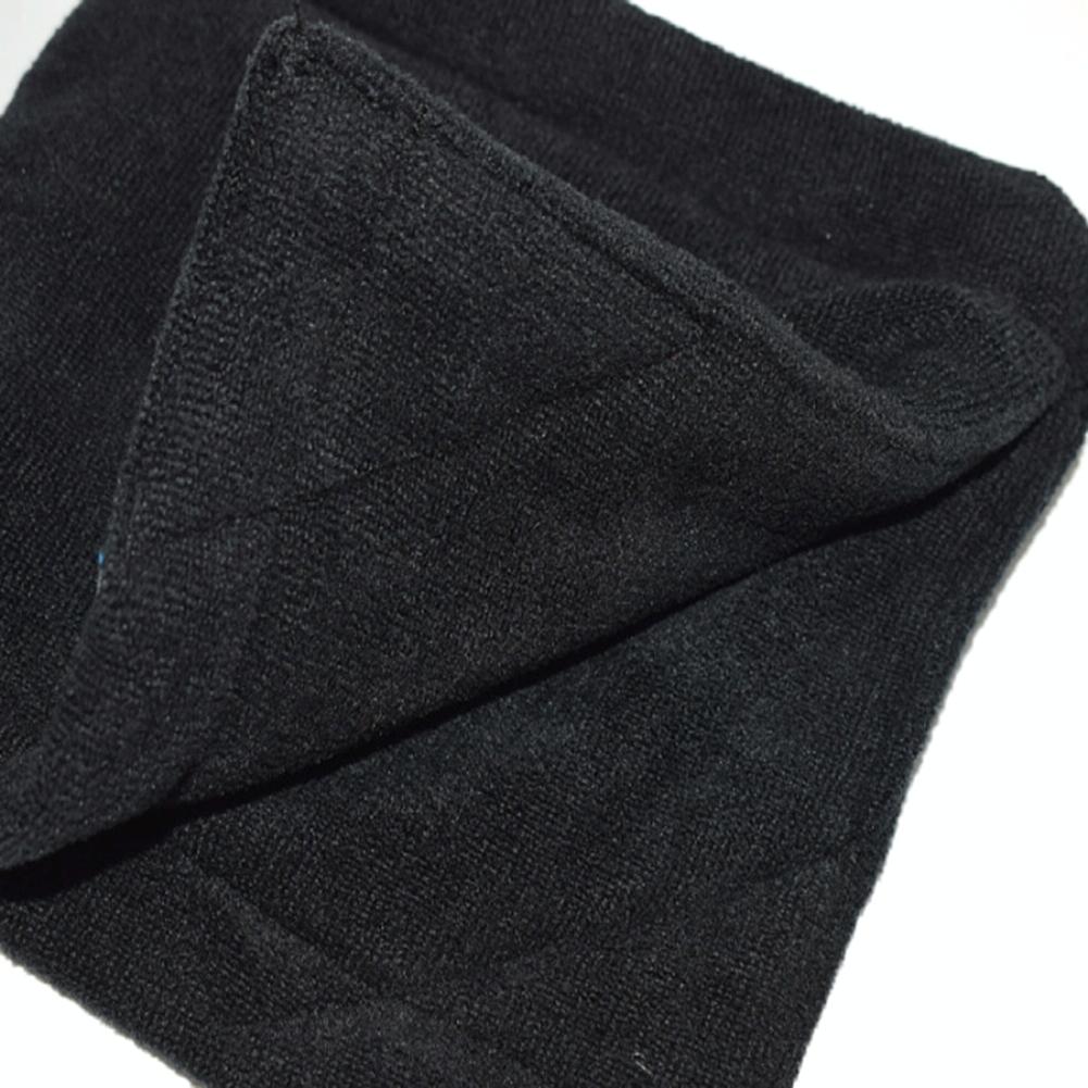 Grey Microfiber Golf Ball Cleaning Towel with Carabiner Hook
