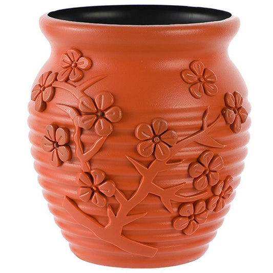 Hydroponic Vase for Home Flower Arrangements - Wet and Dry - Rose Pink