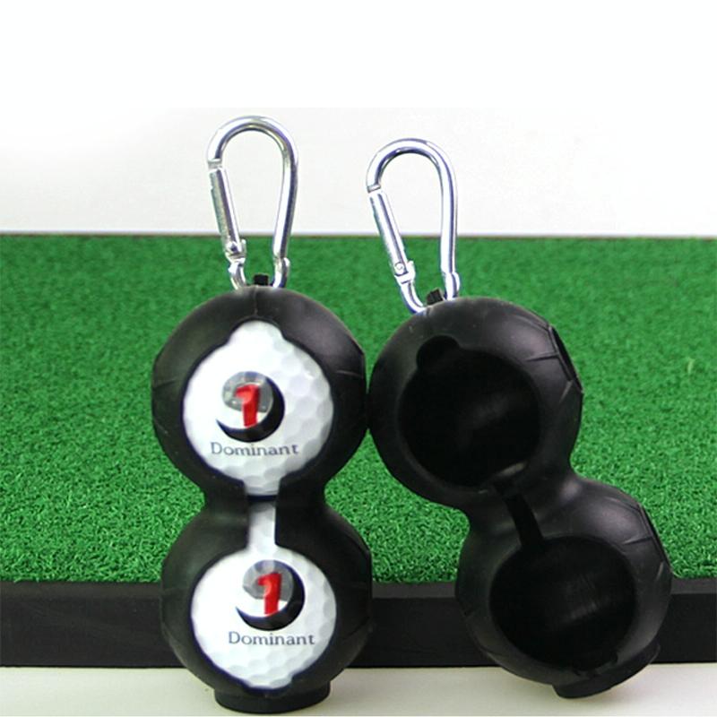 2-pack Golf Silicone Double-ball Protection Sleeves - Black