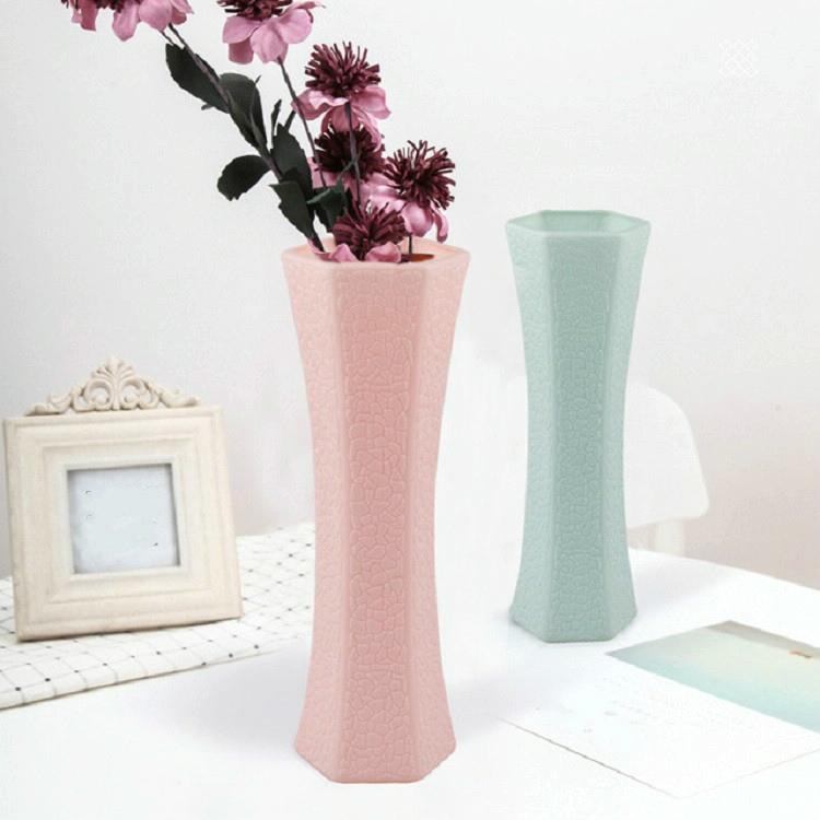 3-piece Plastic Hydroponic Vase Set for Creative Home Decor - Pink