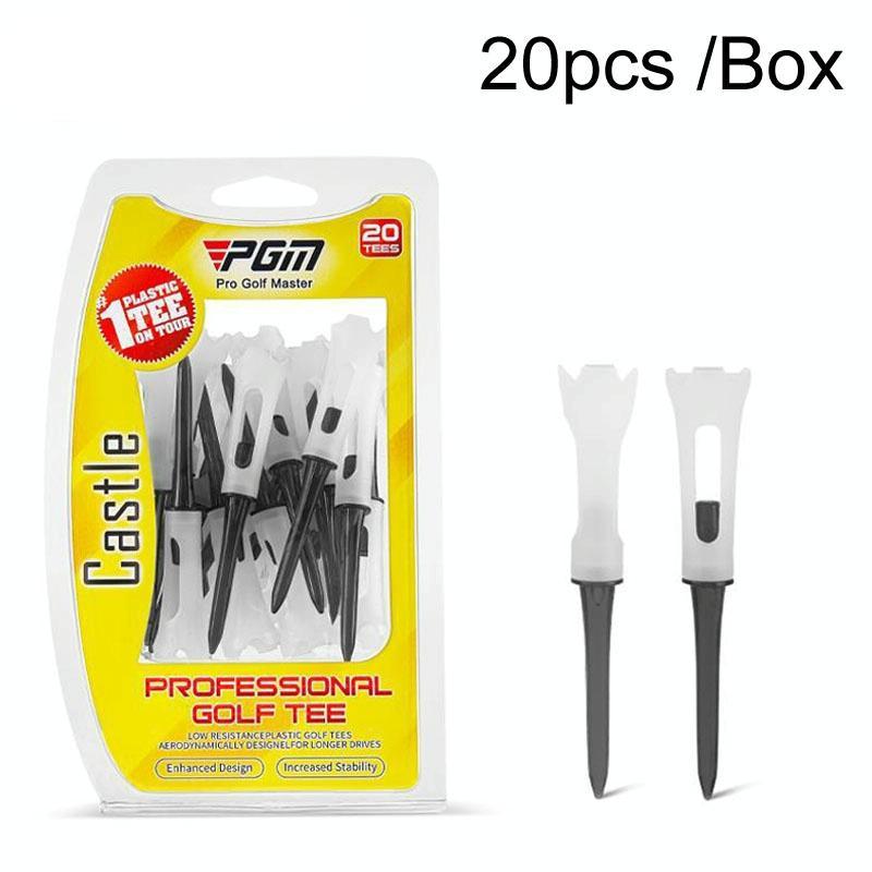 20-pack Golf Ball Tee Holder for Competition - 83mm Spike Balls - Blue