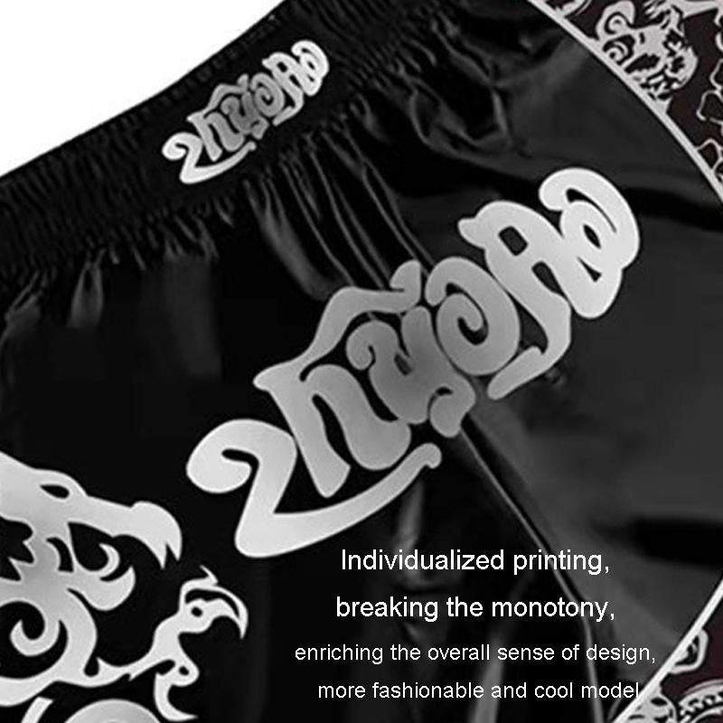 Kids Boxing Set - Sparring Shorts And Tights - Bright Green - Hit Red - Xl