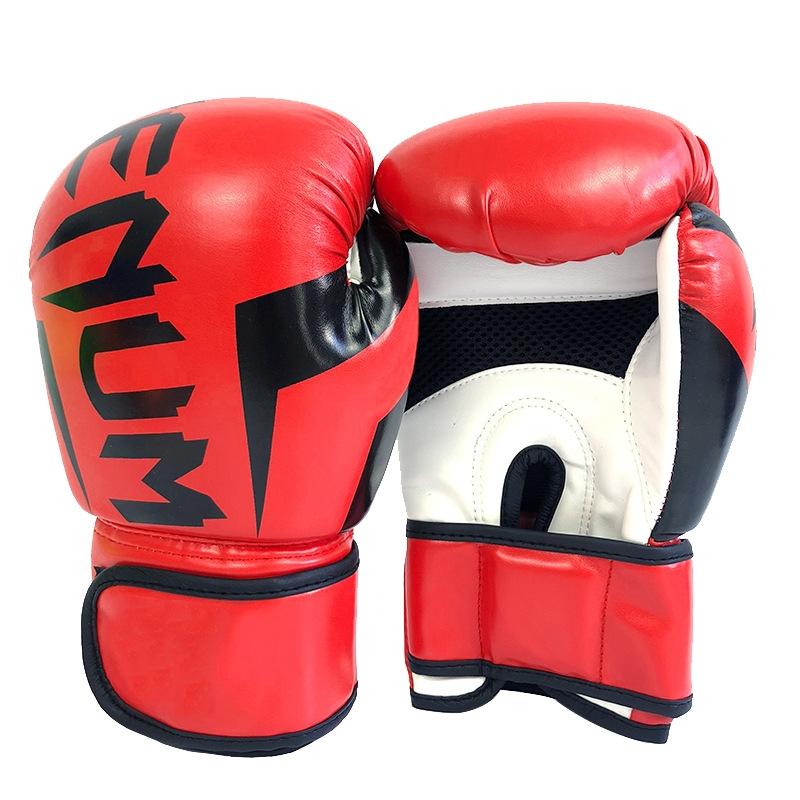 Professional Boxing Gloves For Adult Training - 10Oz Muay Thai Fighting - Fluorescent Green