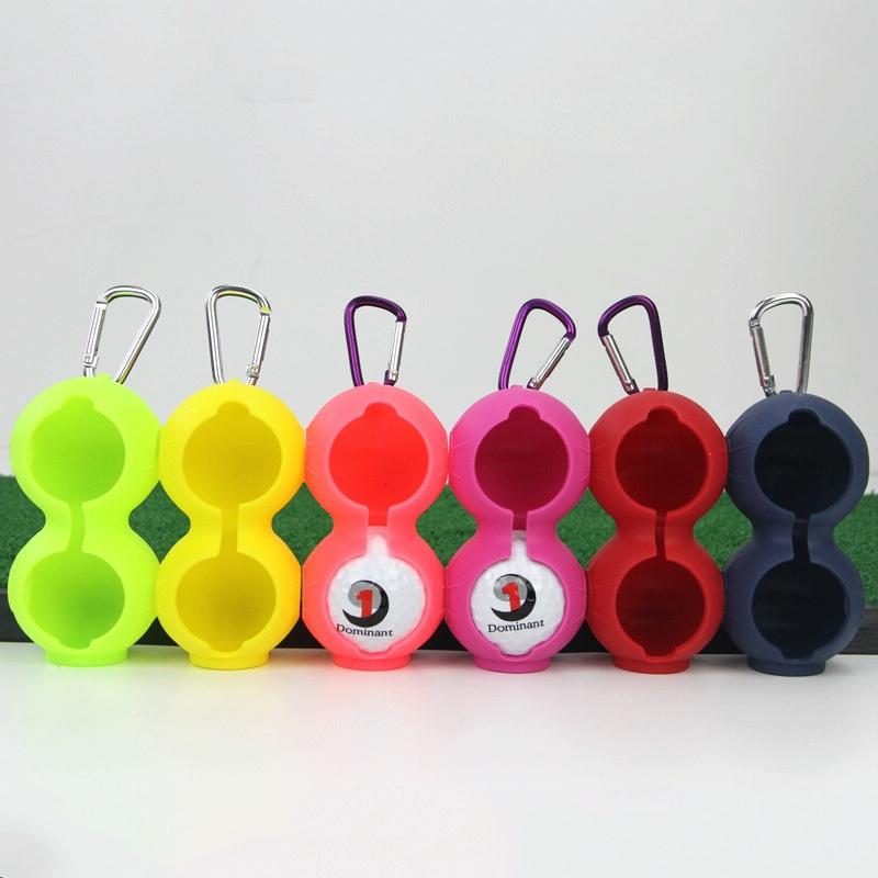 2-pack Golf Silicone Double-ball Protection Sleeves - Red