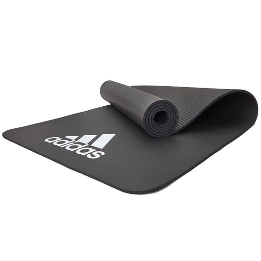 Adidas Fitness Mat 7mm Exercise Training Floor Gym Yoga Judo Pilates - Grey