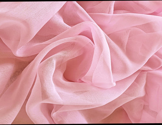 2 Sheer Voile Curtains 544cm wide 230cm drop+30 Hooks Pinch Pleat New Pink