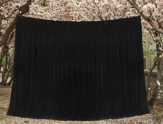 Long Large Thick Black Velvet Curtains 580x270cm+full liner,Blockout,Pinch Pleat