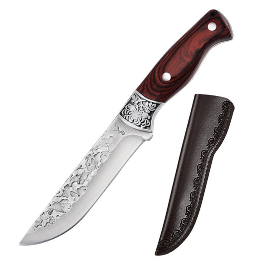 NNEOBA Forged Cleaver Kitchen Chef Knife - With Cover (2pcs)