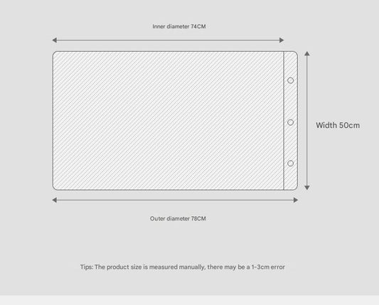 Pink Prism Snap-On Cotton Gauze Pillowcase Set - Full Coverage, Non-Slip, Easy Closure (One pair without pillow core)