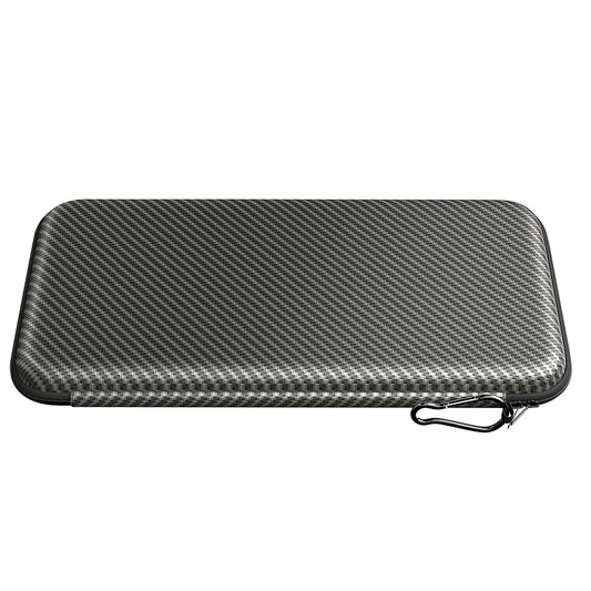 Grey Golf Glove Bag with Dual Glove Support Frame & Hook - Convenient Storage for Tees, Ball Markers and Golf Accessories