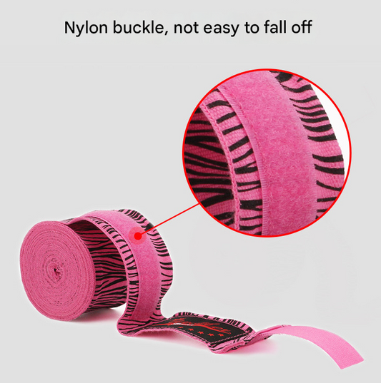 Brown Spider Pro Grade 5m Boxing Hand Wraps - Printed Elastic Bandages for Training & Combat Sports (1 Pair)