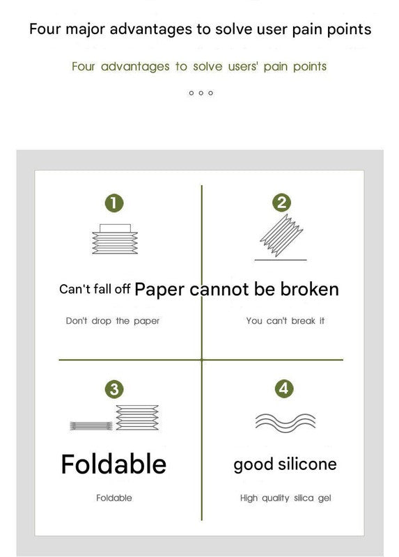 2-pcs White Silicone Tissue Box Holder - Automatic Self-Lowering Dispenser