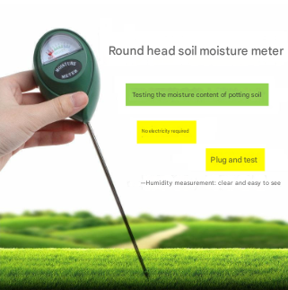 2 Pcs Green Soil Moisture Meter - Accurate Plant Water Monitor for Garden & Potted Plants, No Batteries Needed