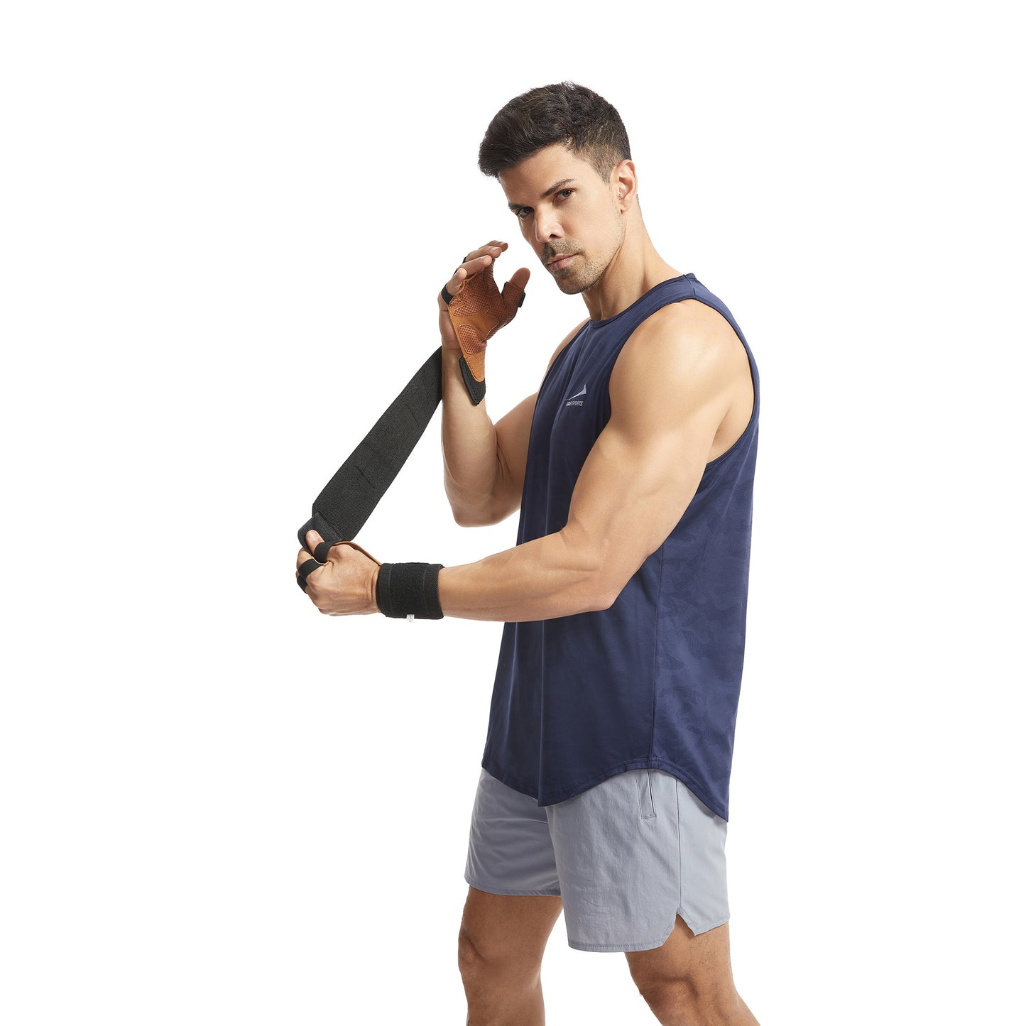 Size XL Dark Brown Premium Cowhide Leather Weightlifting Gloves with Wrist Support - Non-Slip Grip, Breathable Fitness Workout Gloves for Gym, WODs, Dumbbells