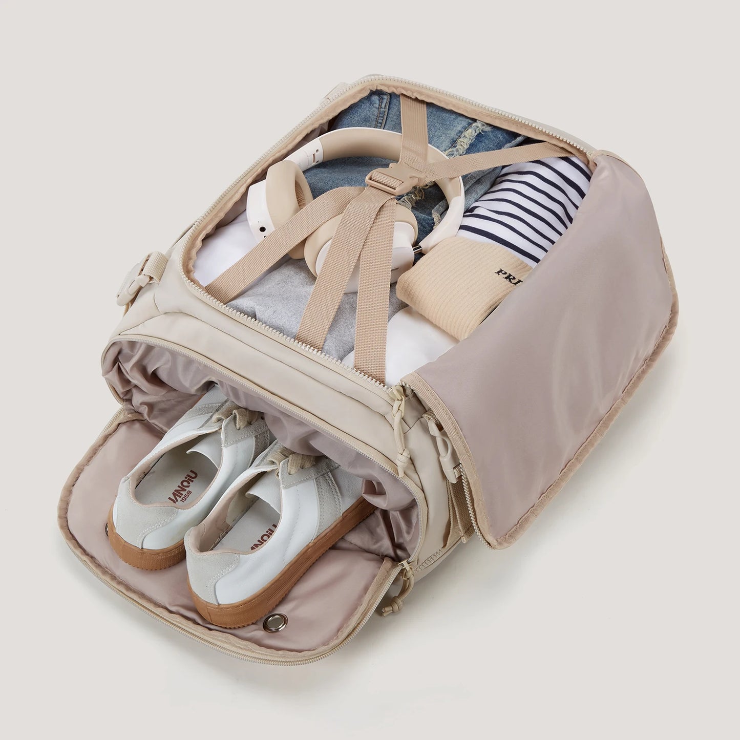 BAGSMART Travel Backpack for Women Laptop Bag Weekender Compressed Vacuum Backpack Large Waterproof Men's Backpacks Voyage
