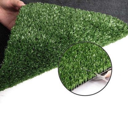 Prime Turf Artificial Grass 1mx20m 17mm Synthetic UN-REAL Lawn Turf Plant Plastic Olive