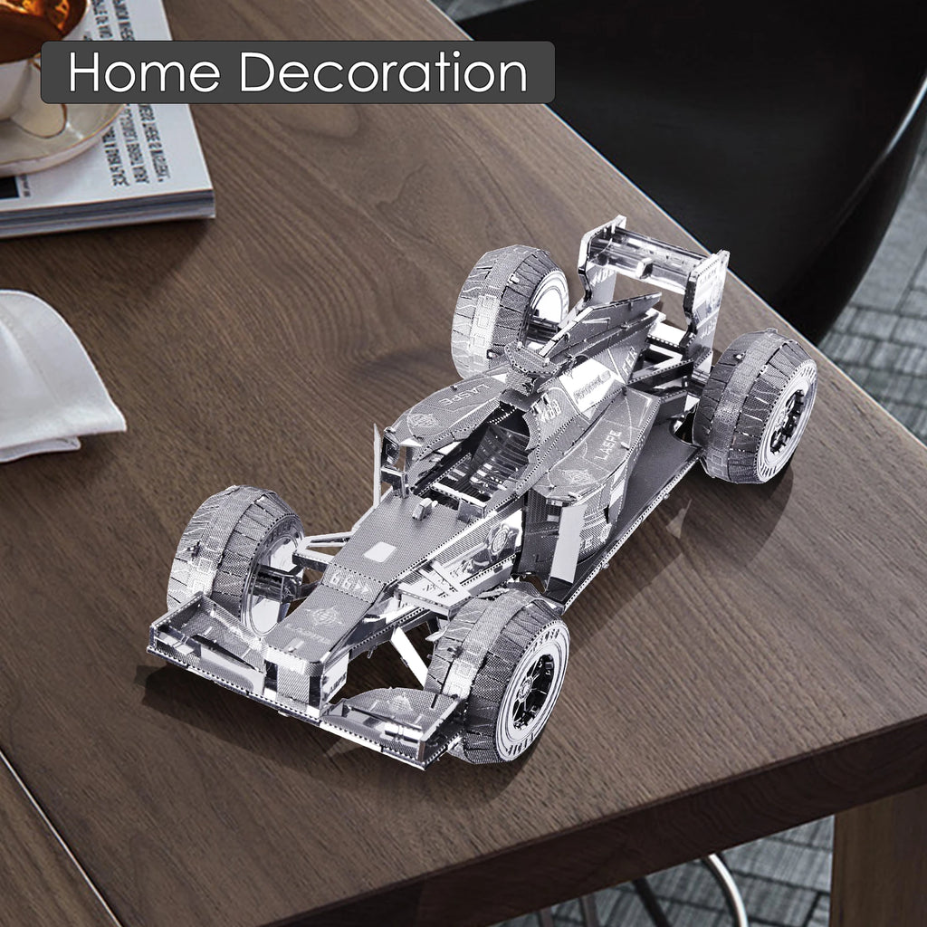 Piececool 3D Metal Puzzle -Racing Car Model Building Kits Jigsaw Toy ,Christmas Birthday Gifts for Adults