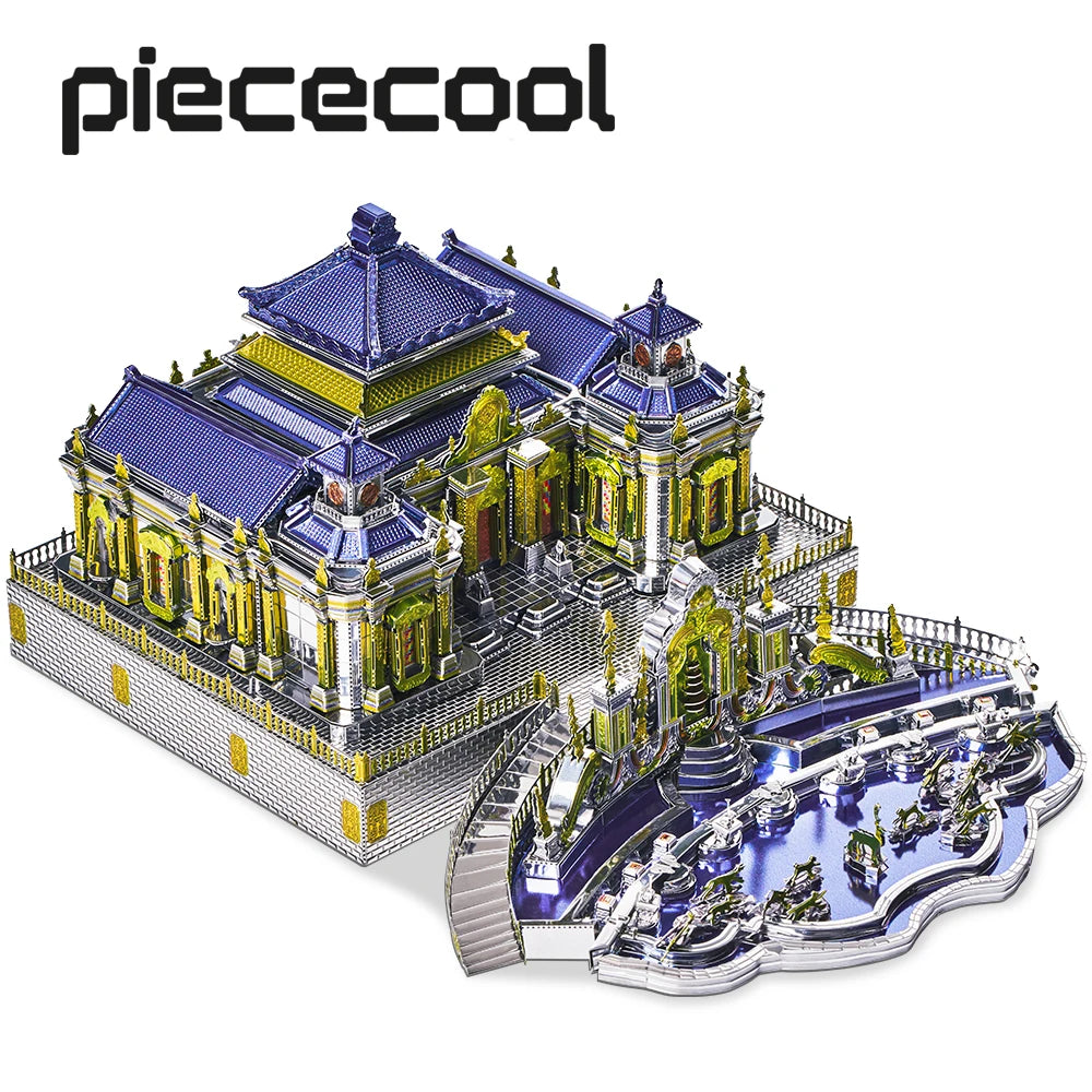 Piececool 3D Metal Puzzle-Creative Toy The Old Summer Palace Model Kits Assembly DIY Jigsaw Best Gifts