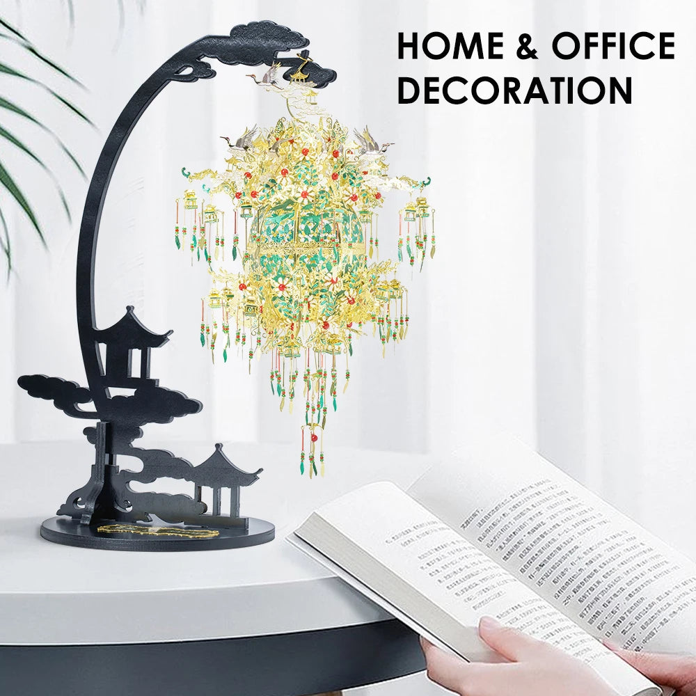 Piececool 3D Metal Puzzle-Silver Sachet with Grape Model Building Kits DIY Jigsaw Toy For Adults