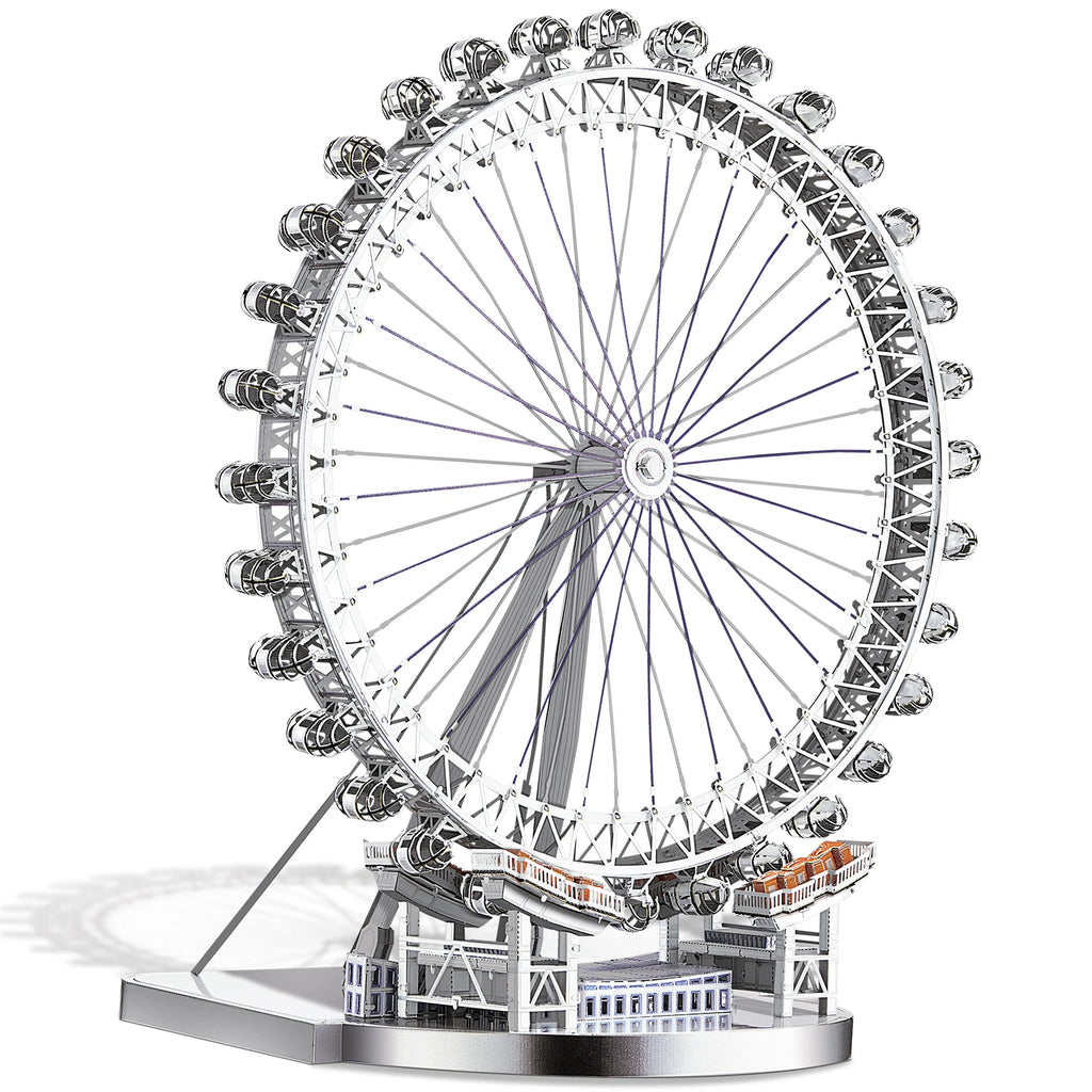 Piececool 3D Metal Puzzle-Home Decoration London Eye DIY Jigsaw Model Building KitsToy For Teens And Adults