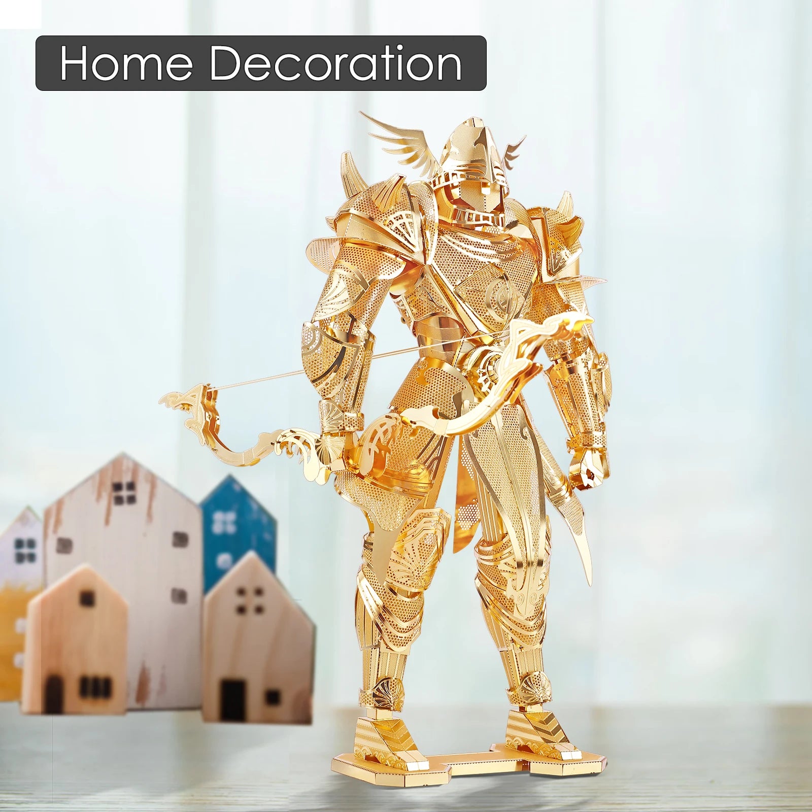 Piececool 3D Metal Puzzle Model Building Kits,Knight Of Firmamient Assemble Jigsaw Toy Christmas Birthday Gifts for Adults