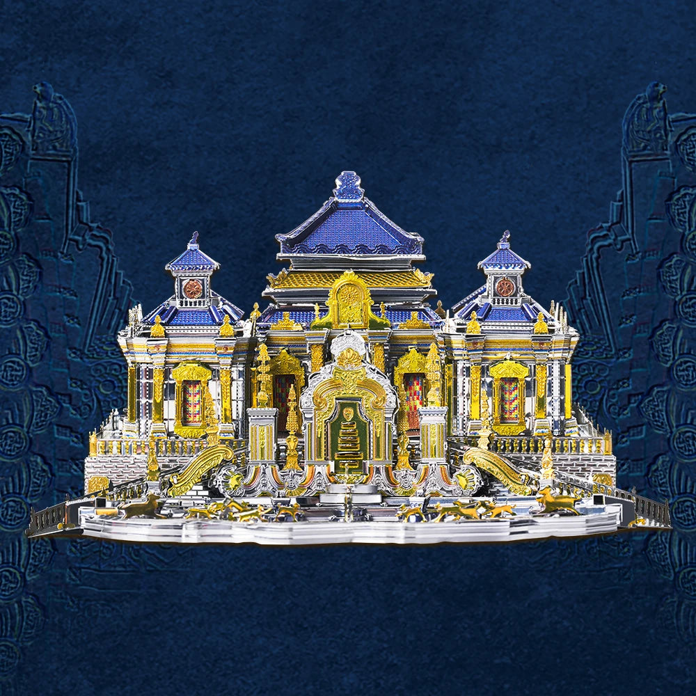 Piececool 3D Metal Puzzle-Creative Toy The Old Summer Palace Model Kits Assembly DIY Jigsaw Best Gifts